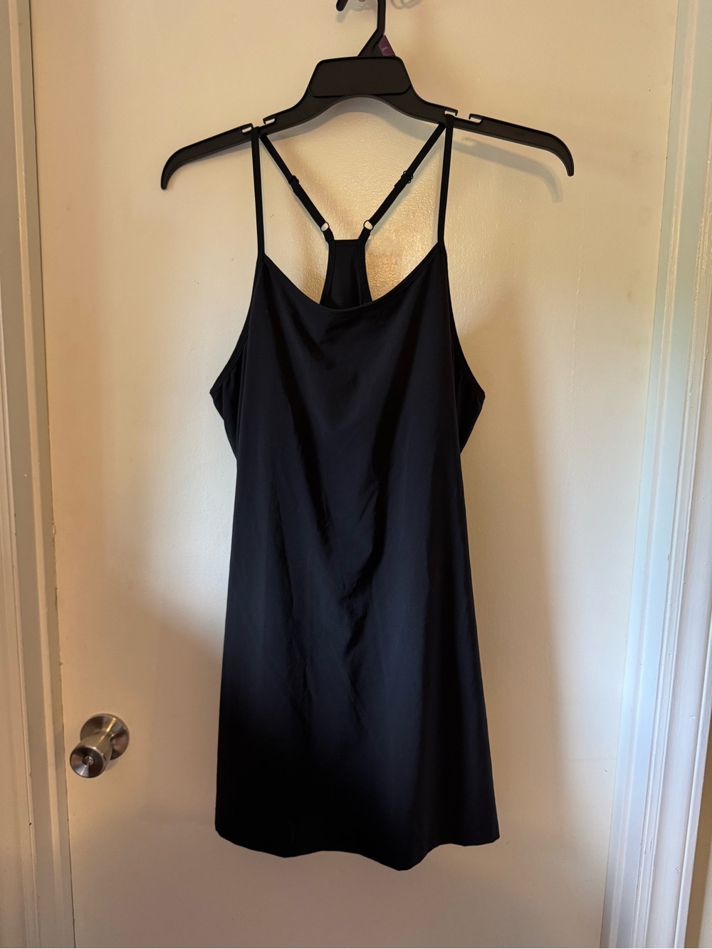 all in motion Black Racerback Tank Dress